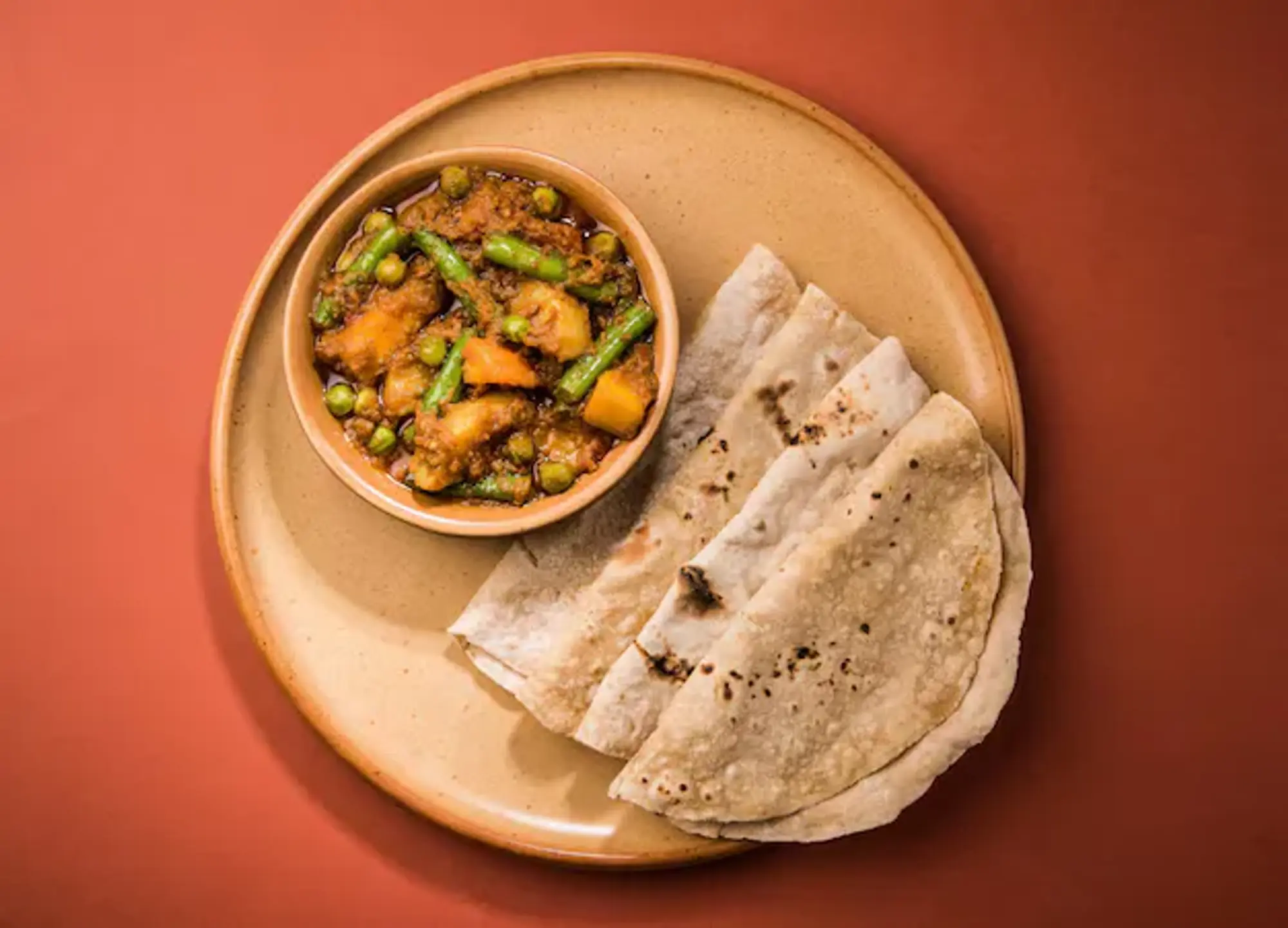 Chapati Veg Curry