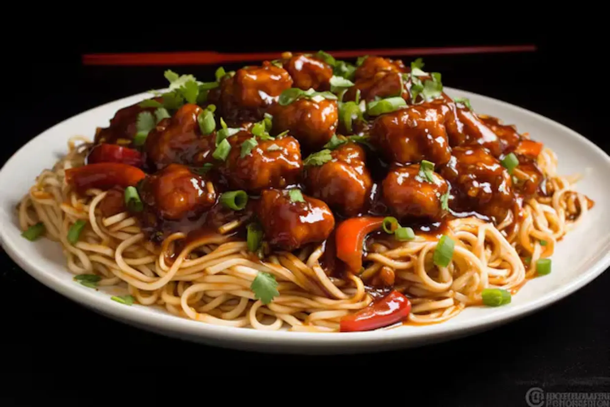 Veg Noodles with Gobi