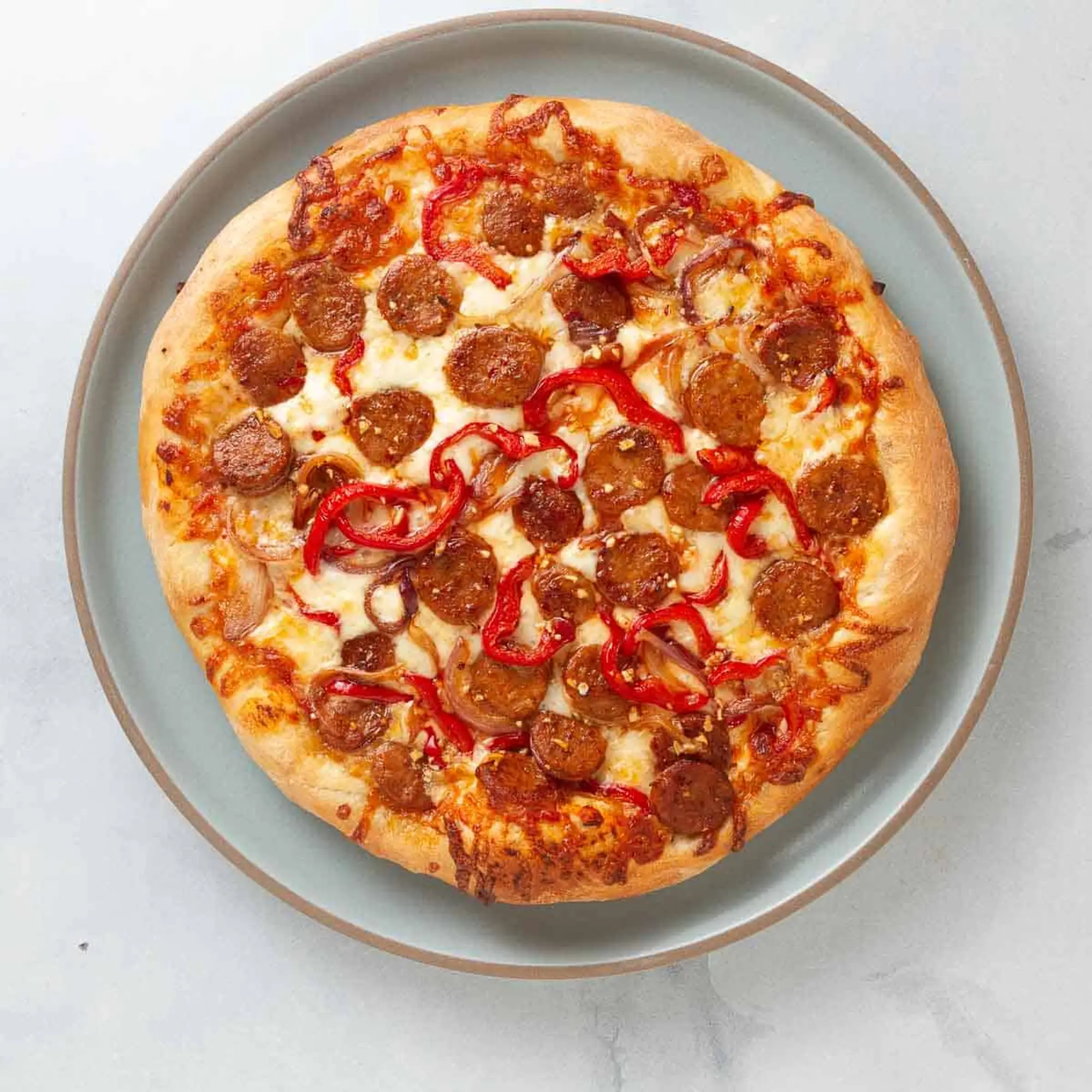 Chicken Sausage Pizza