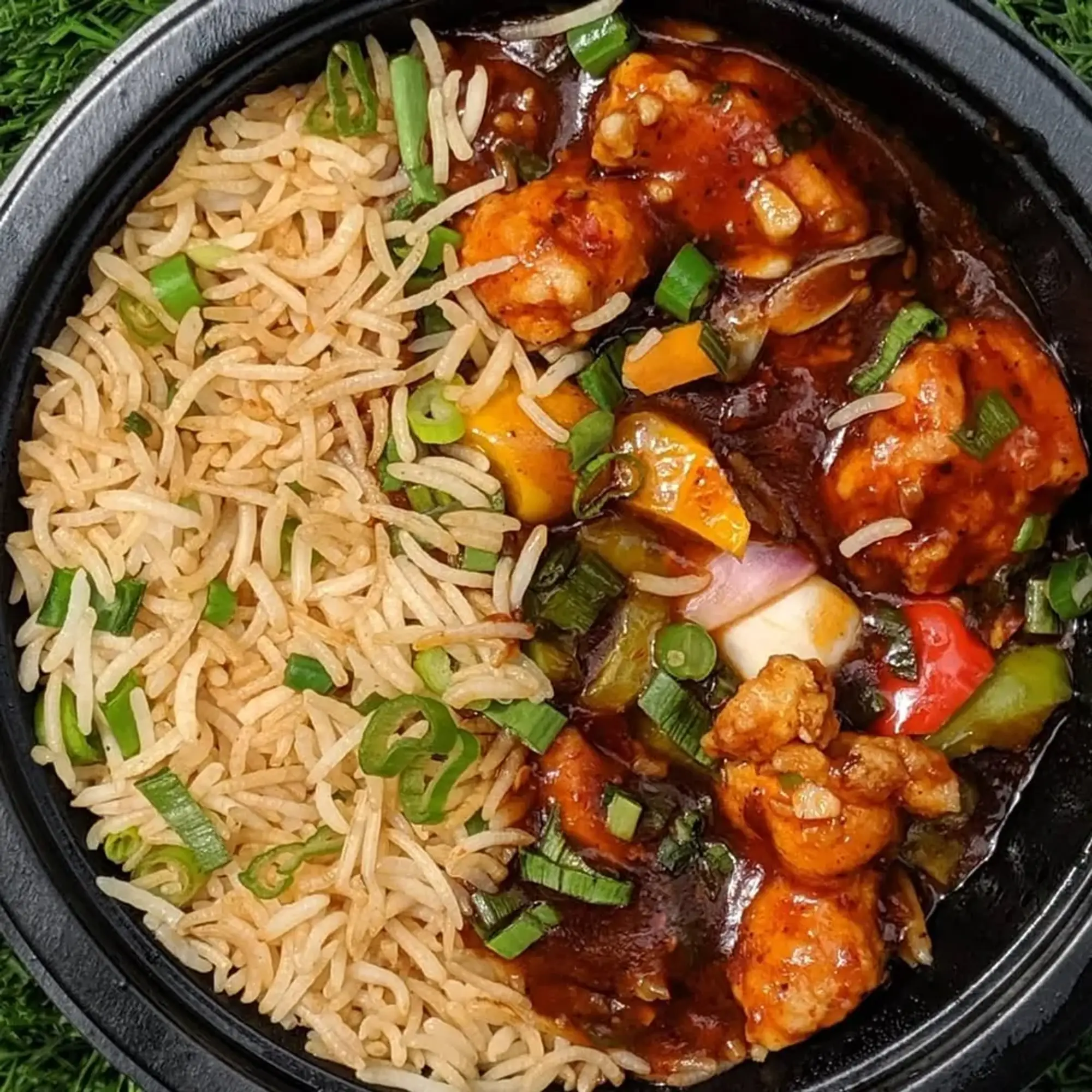 Rice Bowl Chicken Manchurian